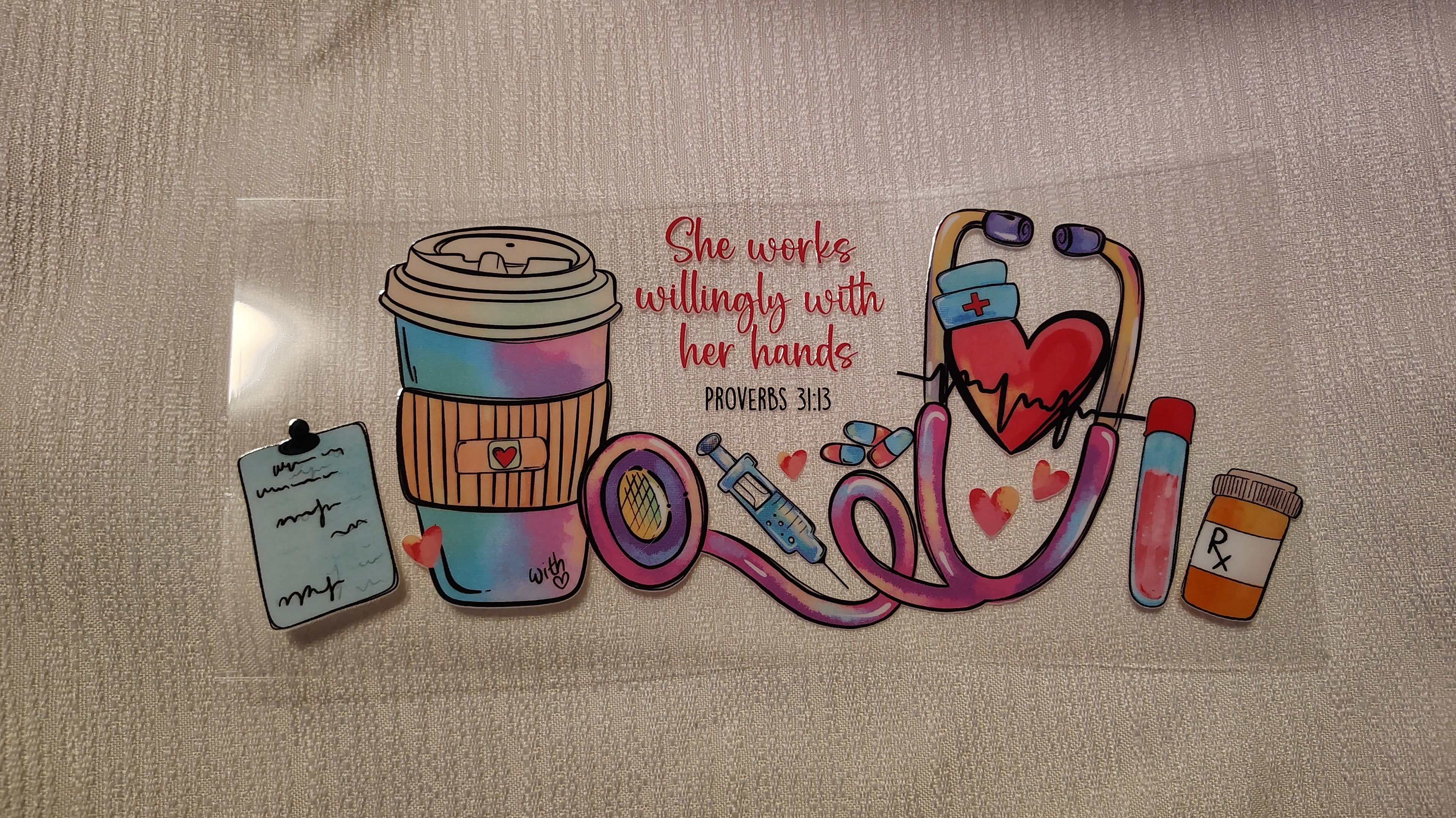 W002 - Words Cup Wrap