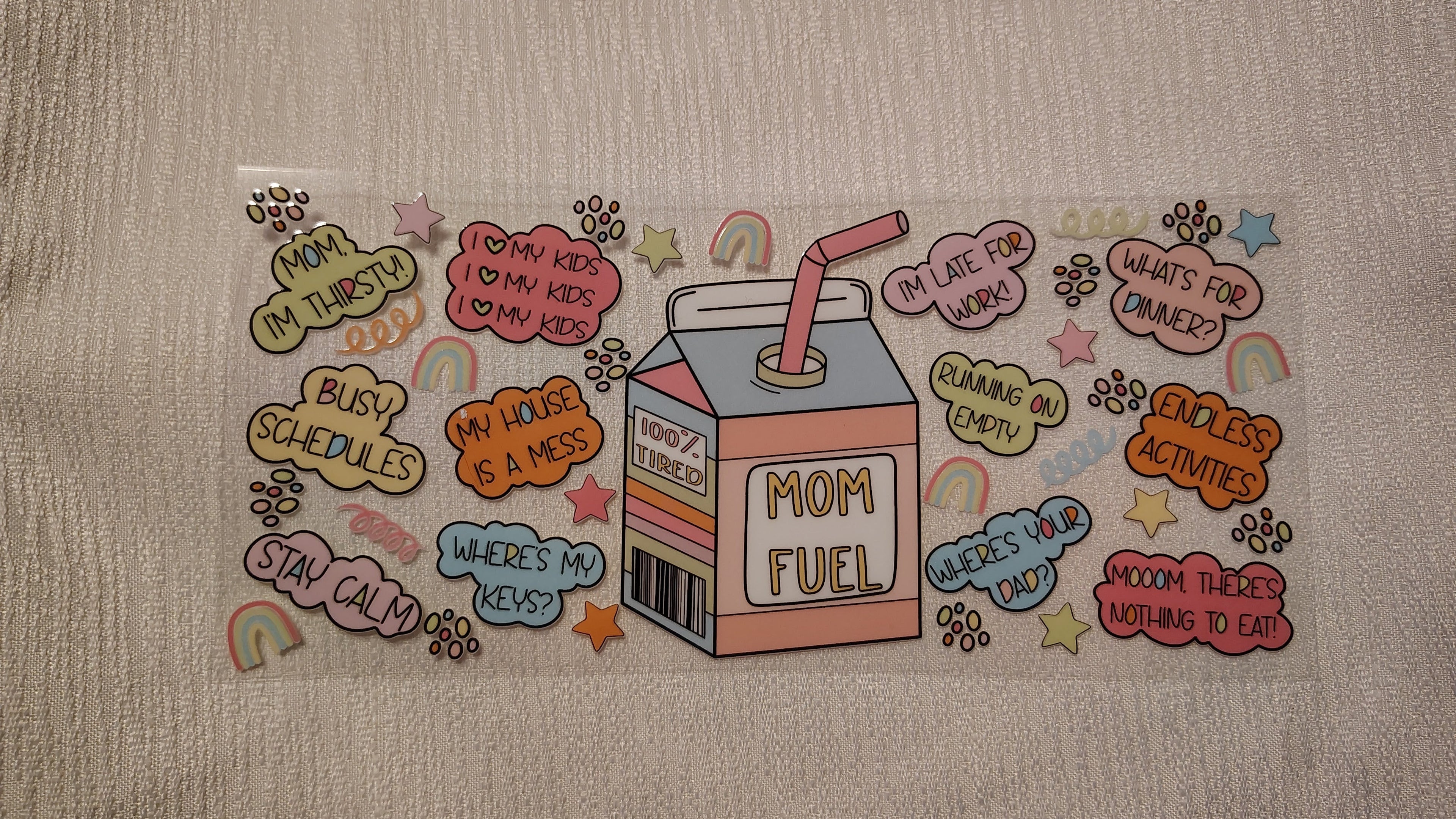 W011 - Words Cup Wrap