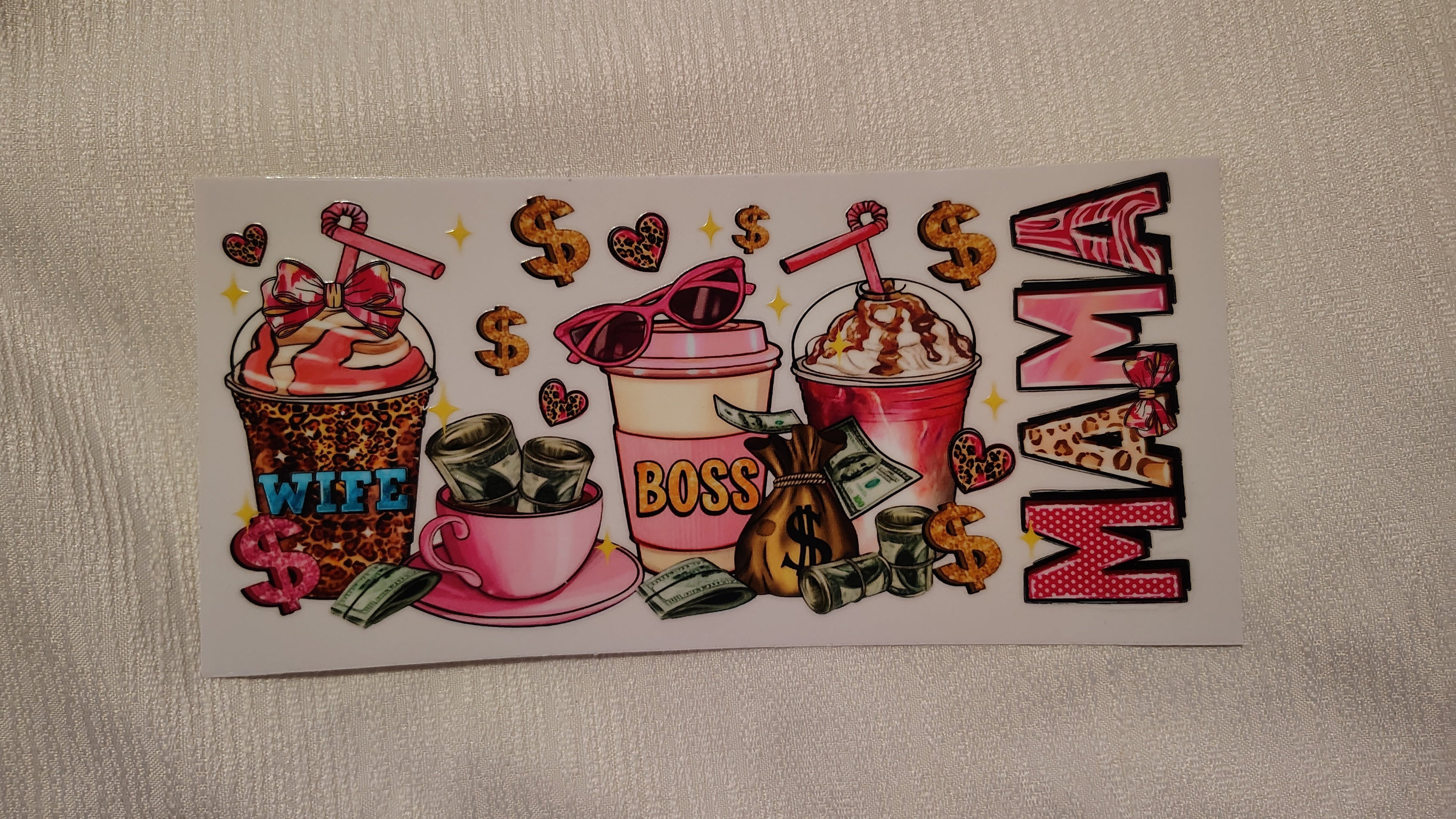 W045 - Words Cup Wrap